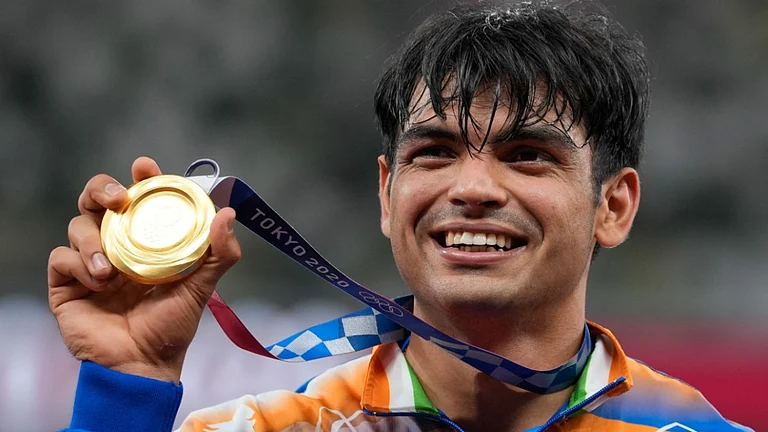 Neeraj Chopra had thrown javelin for a distance of 87.58 m to win gold at for Tokyo Olympics. - File