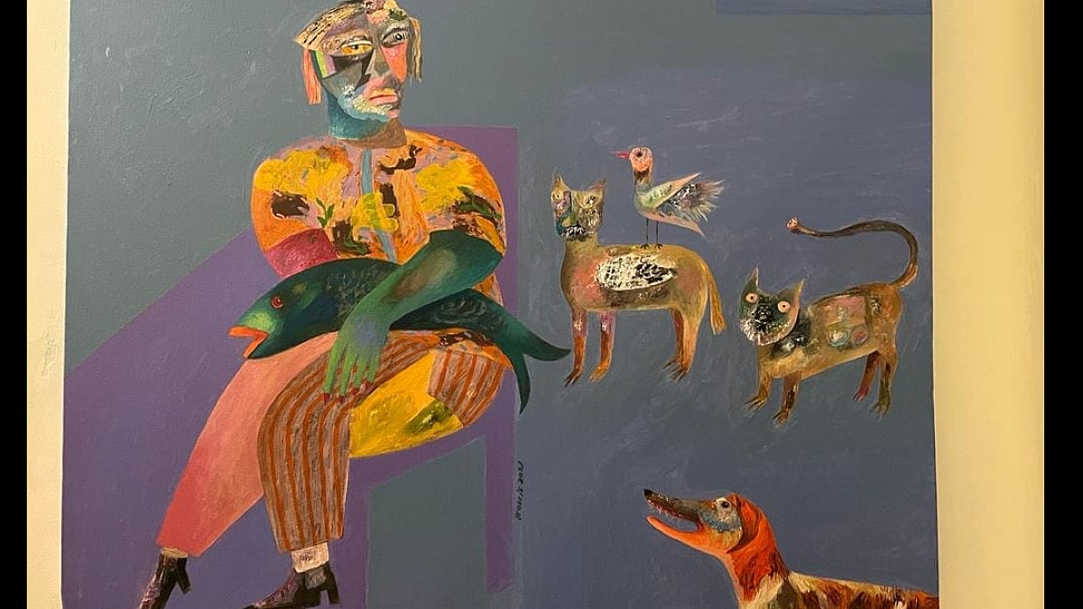 Artwork by Francis De Sousa, a Goa-based artist