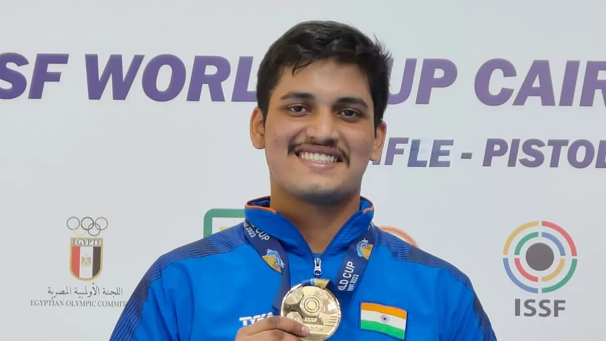 Rudrankksh Patil won individual gold in the 10m air rifle event.