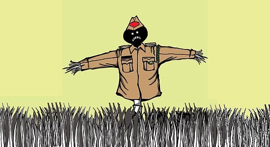 Handcuffed In Khaki