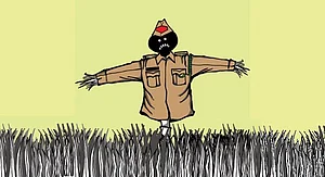 Handcuffed In Khaki