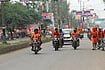 Men Marching Through Cities