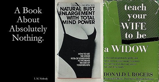 The Weirdest Books Ever Written 