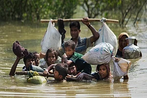 BSF Increases Vigil At Spots 'Vulnerable' To Rohingya Influx