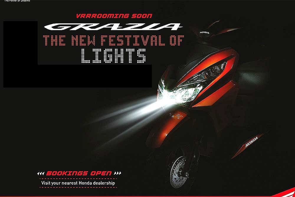 Honda To Launch The Grazia On November 8