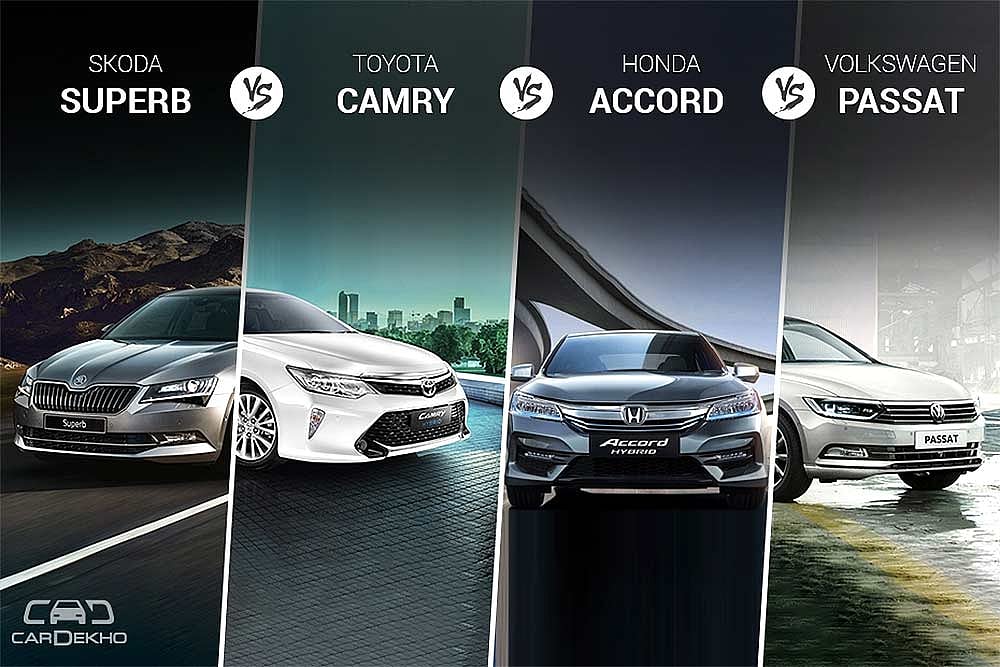 November 2017 Sales Comparison: Superb Vs Camry Vs Accord Vs Passat