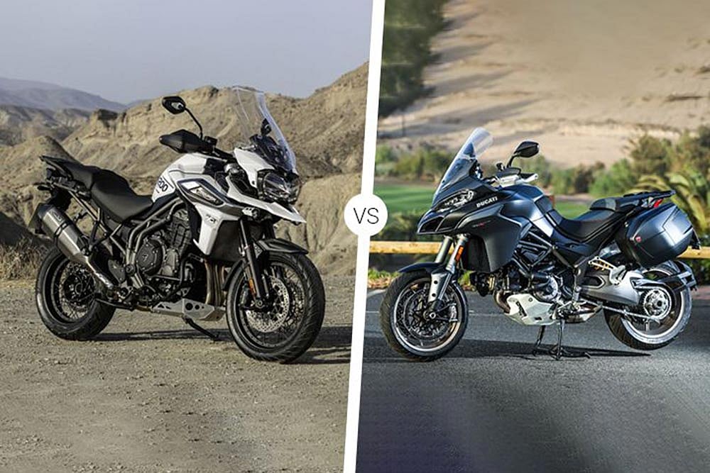 Ducati Multistrada 1260S Vs Triumph Tiger 1200 XRt Spec Comparison