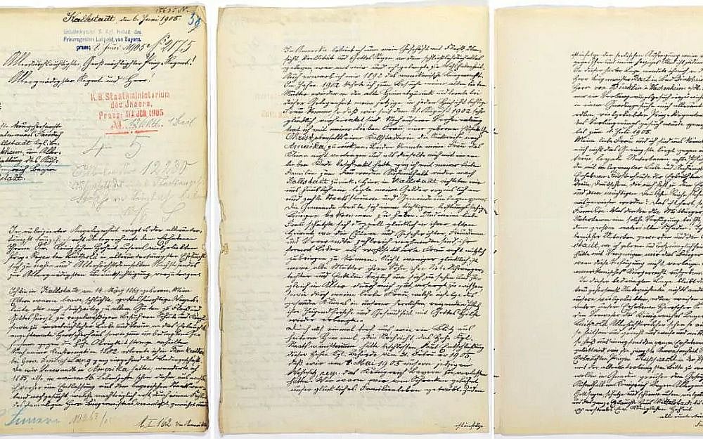 Letters Reveal Trumps Immigrant Grandfather Pleaded Germany to Not Deport Him