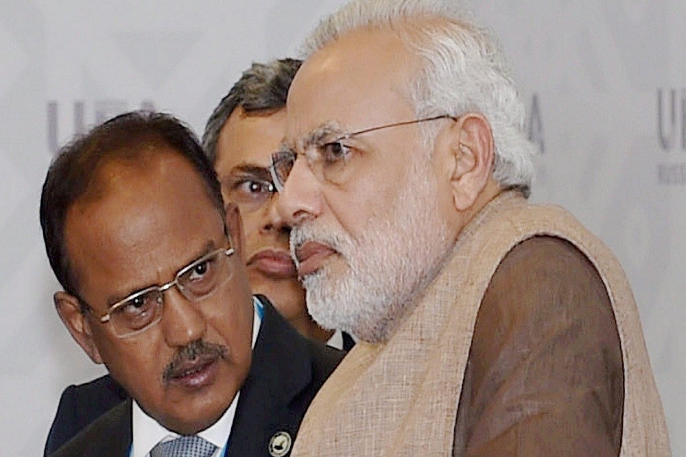 Ajit Doval and PM Modi | - PTI