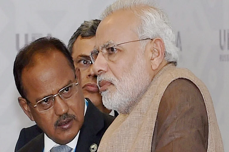 Ajit Doval and PM Modi | - PTI