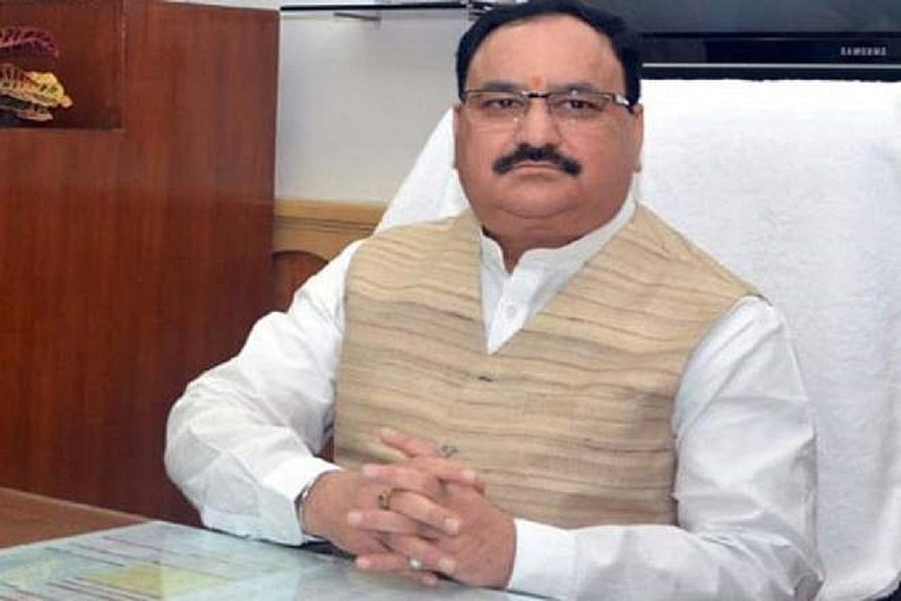  J P Nadda files nomination papers for upcoming Rajya Sabha polls