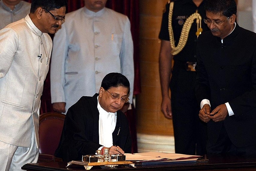 Justice Dipak Misra Sworn-In As The 45th Chief Justice Of India