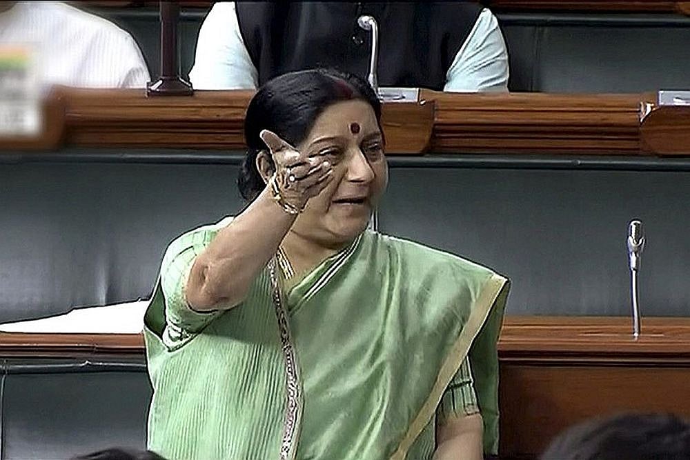 Parliament Session: War Cant Resolve Problems, Says Sushma Swaraj On Doklam Standoff