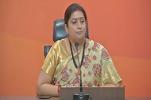 Union minister and Amethi MP Smriti Irani