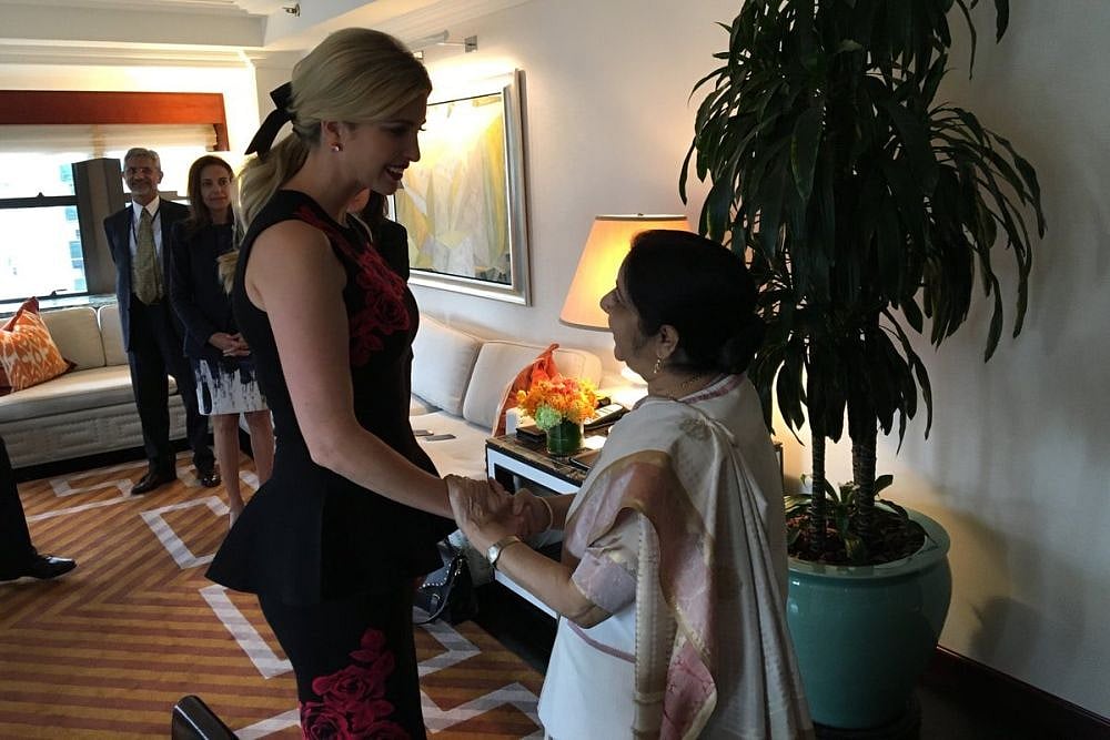 Ivanka Trump Meets Sushma Swaraj, Calls Her Charismatic
