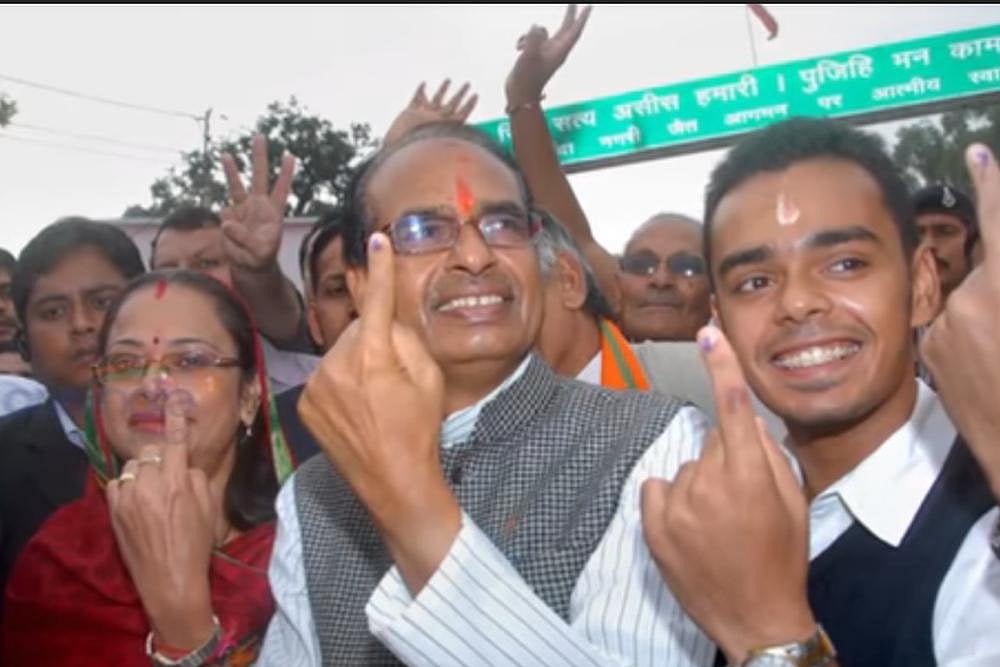 Madhya Pradsh CM Shivraj Singh Chouhan's Son Launches His Political Career