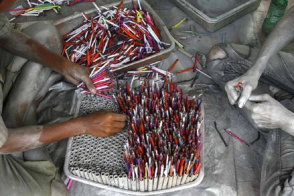 File photo; Representative image : The blast occurred on Wednesday in the congested Mishri Bazaar area, damaging two scooters and prompting a city-wide crackdown on illegal fireworks. 