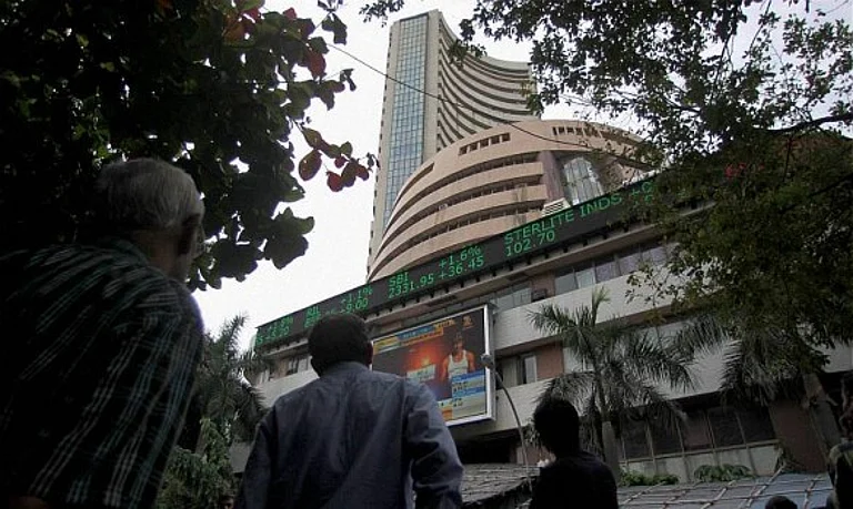 Benchmark indices surged after U.S. President Donald Trump confirmed that Washington would cut tariffs on Indian imports to 18 percent from the earlier 50 percent - File photo