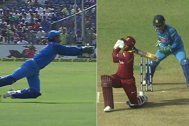 IND Vs WI, 3rd ODI: Dhoni Sends Message To Selectors After Unceremonious Dropping – Watch