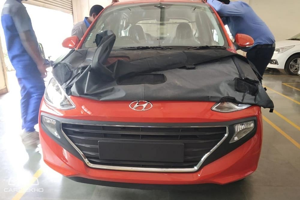 New Hyundai Santro 2018 (AH2 Hatchback) Spied Undisguised