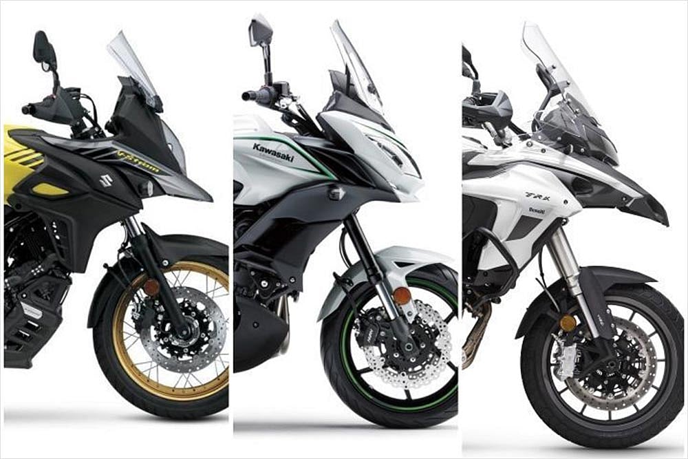 Suzuki V-Strom 650XT vs Kawasaki Versys 650 vs Benelli TRK 502: Spec Comparison