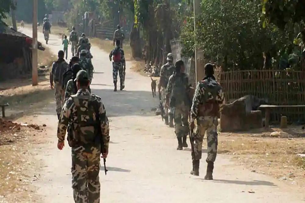 File photo : The incident took place when a BSF road-opening party from its camp near Garpa village was out on patrolling.
