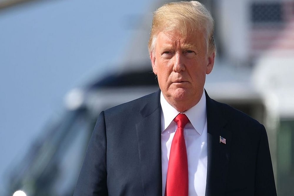 US President Donald Trump 