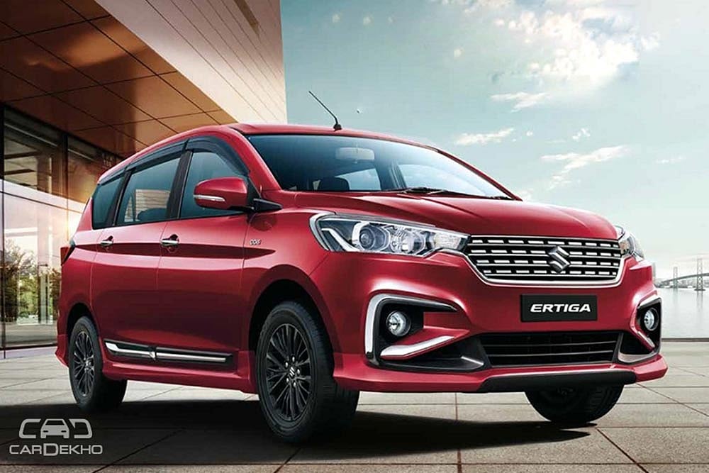 2018 Maruti Ertiga Official Accessories Includes Black Alloy Wheels, Touchscreen Infotainment System & More
