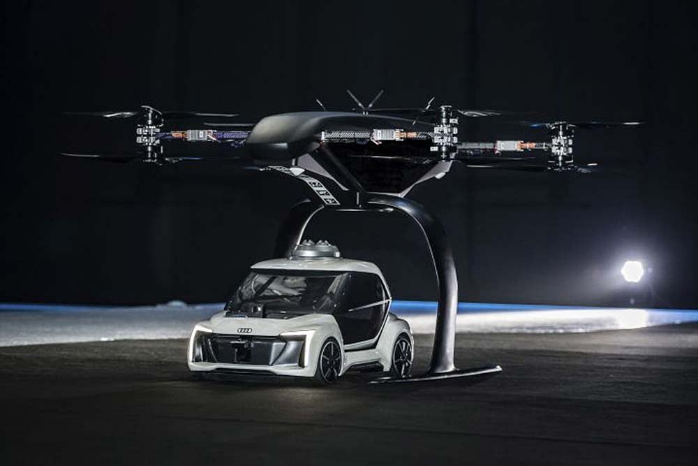 Audi’s First Ever Flying Taxi Concept Takes Off