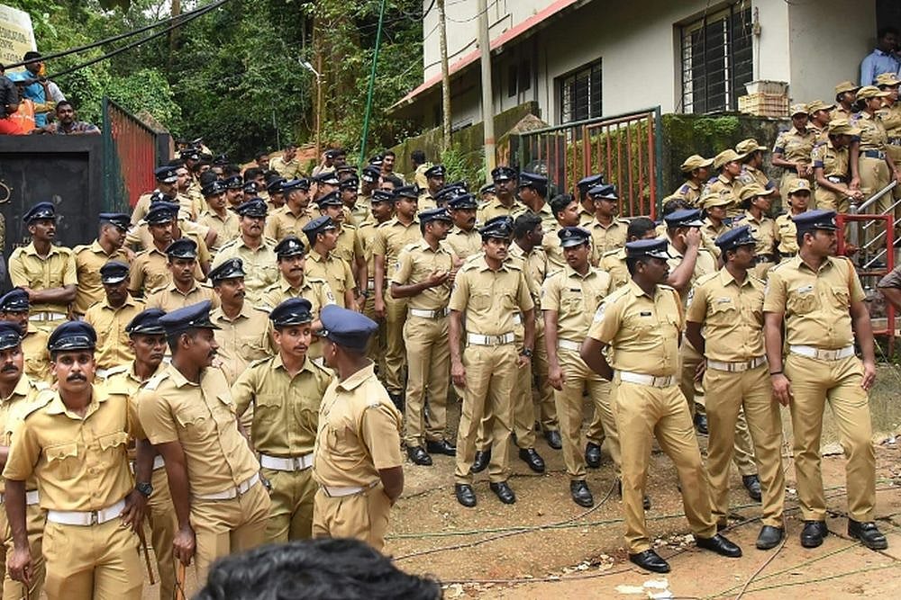 Kerala Govt Deploys Police Women Only Above 50 At Sabarimala
