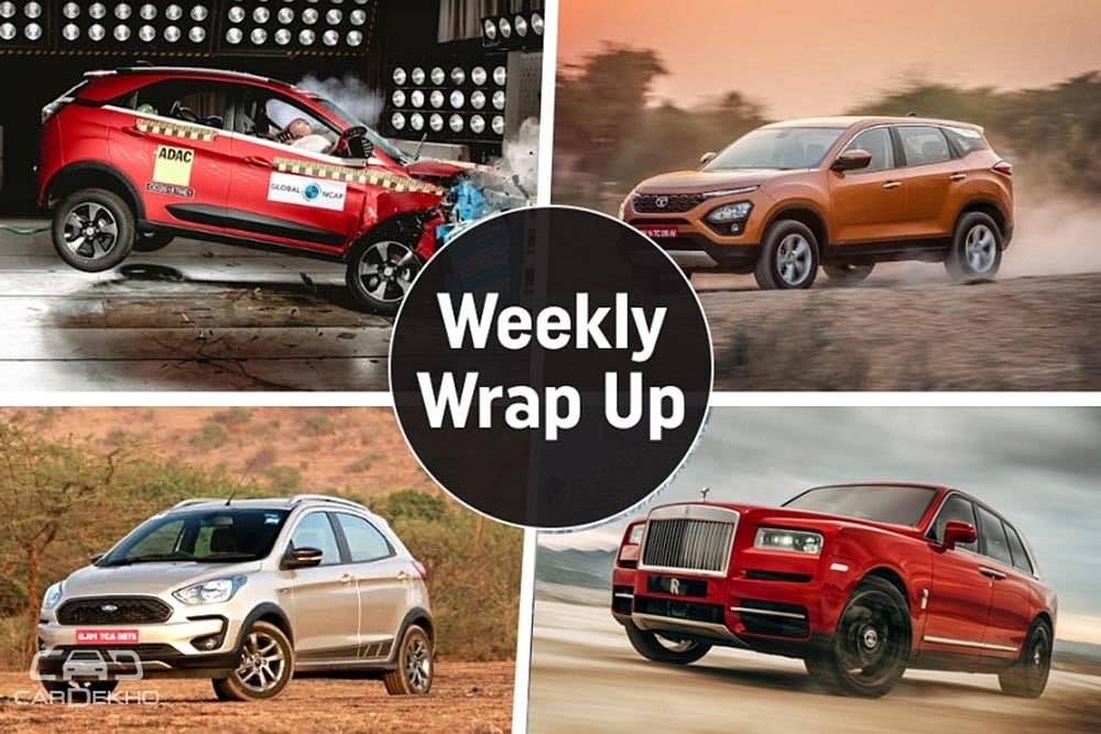 Weekly Wrap-Up: Tata Harrier Review, Tata Nexon Scores 5-Star Safety Rating, December Offers & More