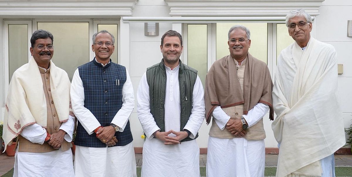 Rahul Gandhi Hints Chhattisgarh CM Issue Settled