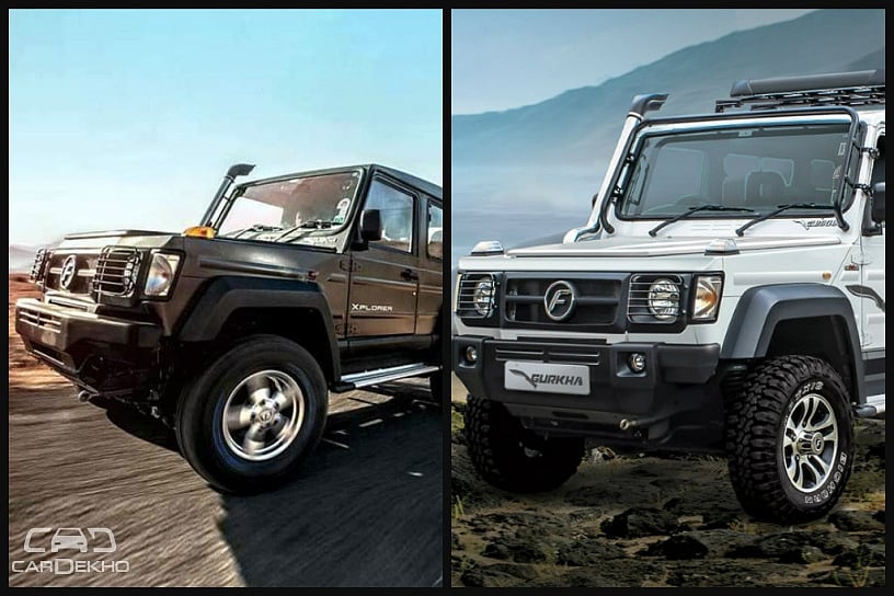 Force Gurkha Xtreme vs Xplorer: Spec Comparison