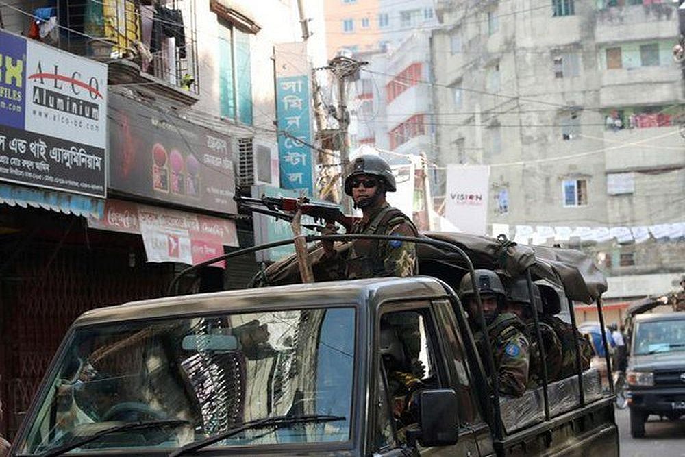 Bangladesh Voting with tight security