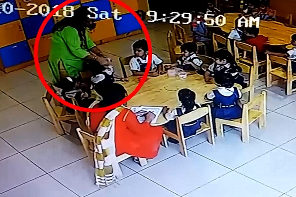 Watch: Gurgaon Teacher Puts Cellotape On Mouths Of LKG Students To Keep Them Quiet, Suspended