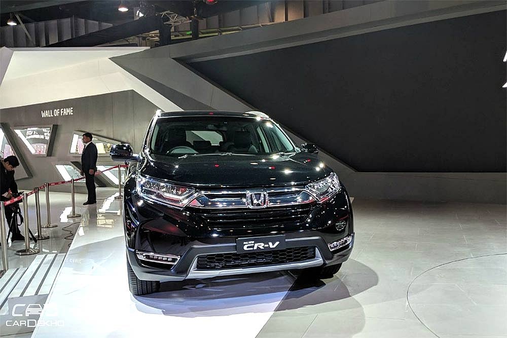 2018 Honda CR-V Revealed At Auto Expo 2018