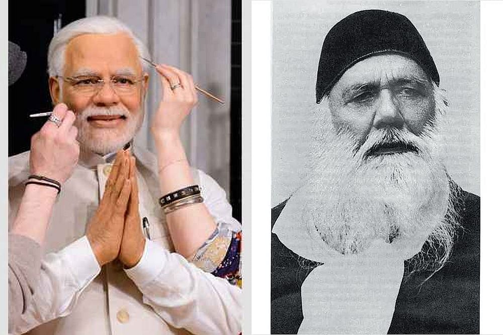 PM Modis Picture Replaces AMU Founder Syed Ahmed Khans In Guesthouse Near Aligarh