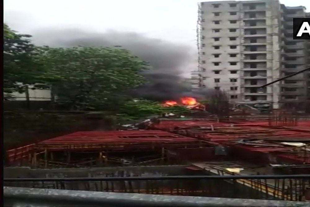 Private Aircraft Crashes At Mumbai's Under-Construction Site