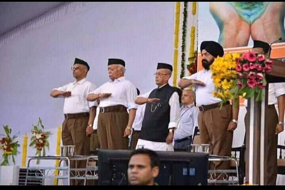 Pranab Mukherjees Morphed Picture At RSS Event Goes Viral, Sharmistha Says Warned My Father