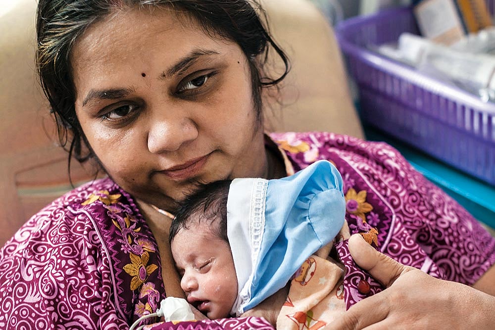 In A Mumbai Hospital, 'Kangaroo Care' For Babies