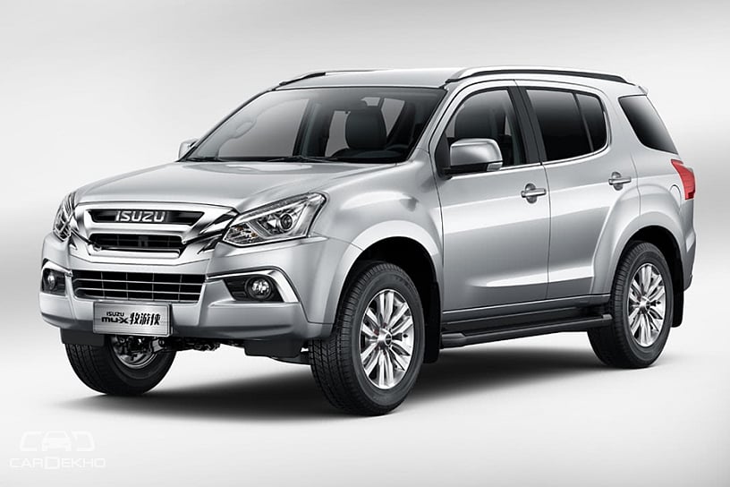 Isuzu mu-X Facelift Spied In India For The First Time