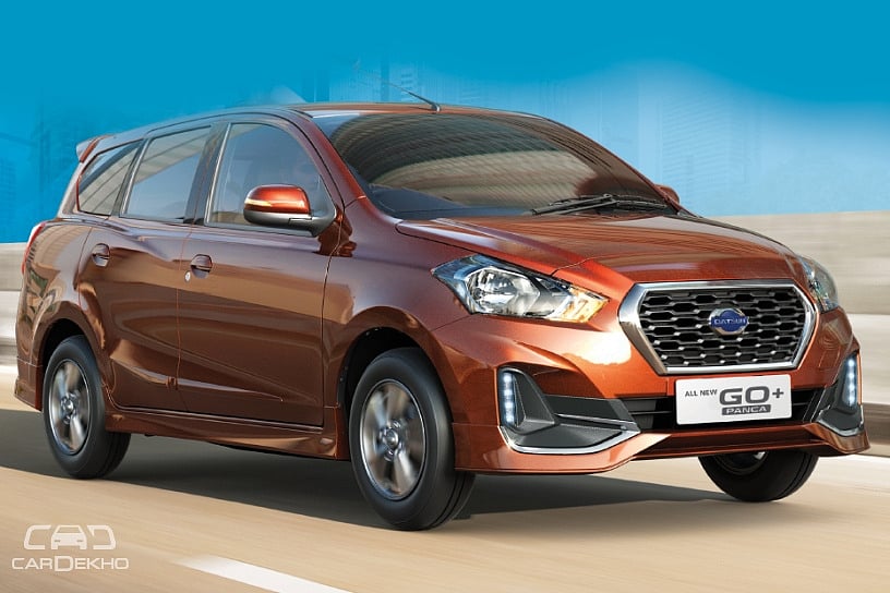 2018 Datsun GO+ Facelift Spied
