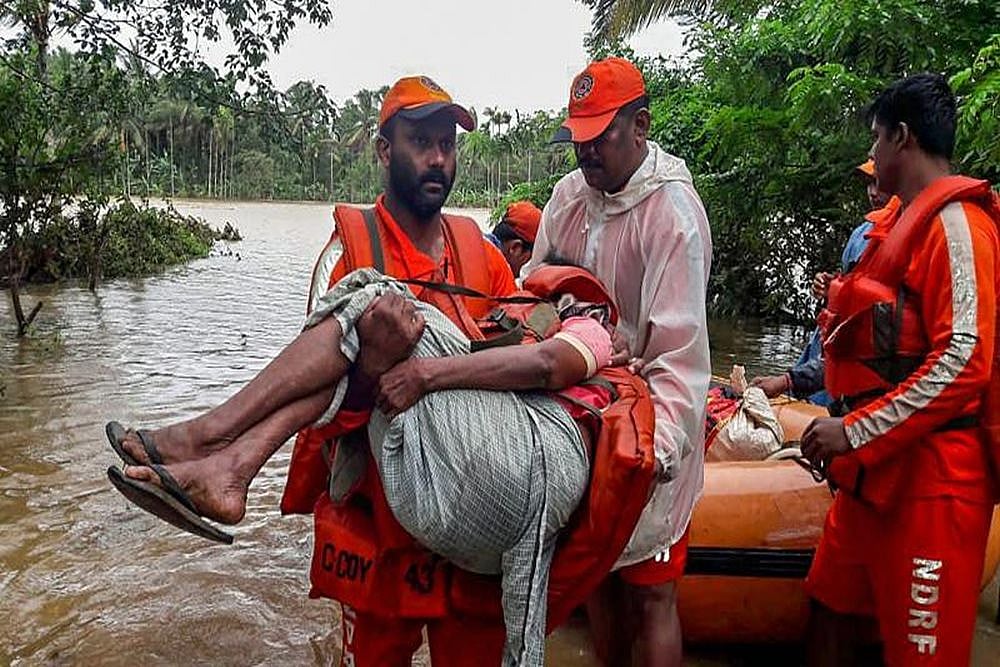 Rains Pound Kerala Again, Hamper Relief Works; CM Vijayan Says State Never Seen Such A Destruction