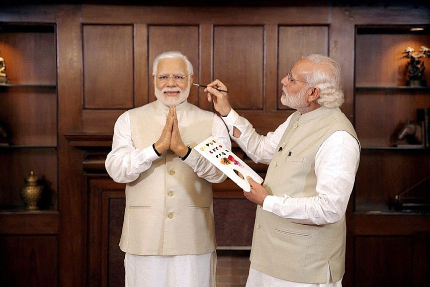When Narendra Modi Suggested Gandhi Sport A Broom At Madame Tussauds