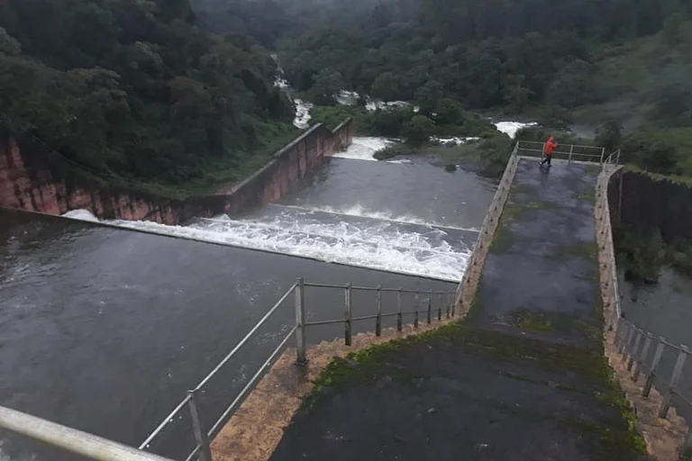 Heavy Rains from Cyclone Montha Swell Krishna River; Officials Warn of Flood Risk - File Photo; Representative image