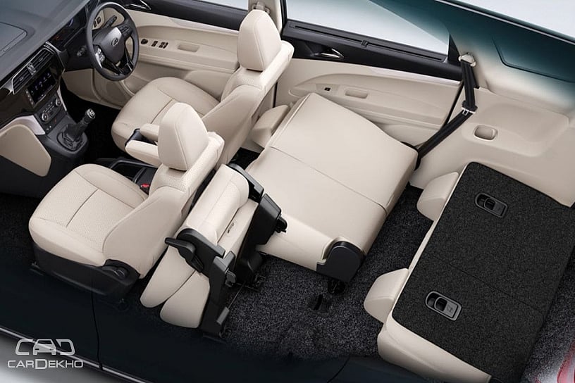 Mahindra Marazzo Interior Pics Reveal Seating Layout