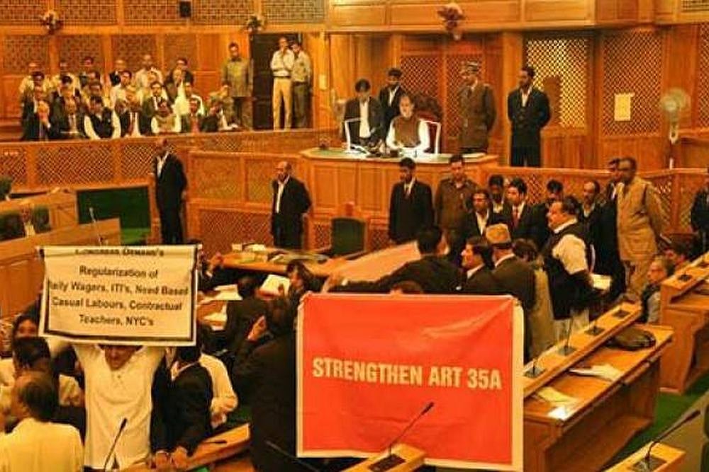 Neither Centre Nor State Has Yet Filed Counter To Petitions Challenging Article 35A
