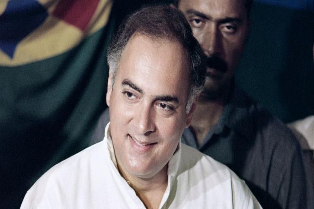 File pic : Former Prime Minister of India Rajiv Gandhi 