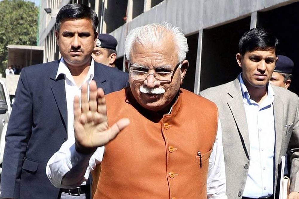 Haryana Chief Minister Manohar Lal Khattar