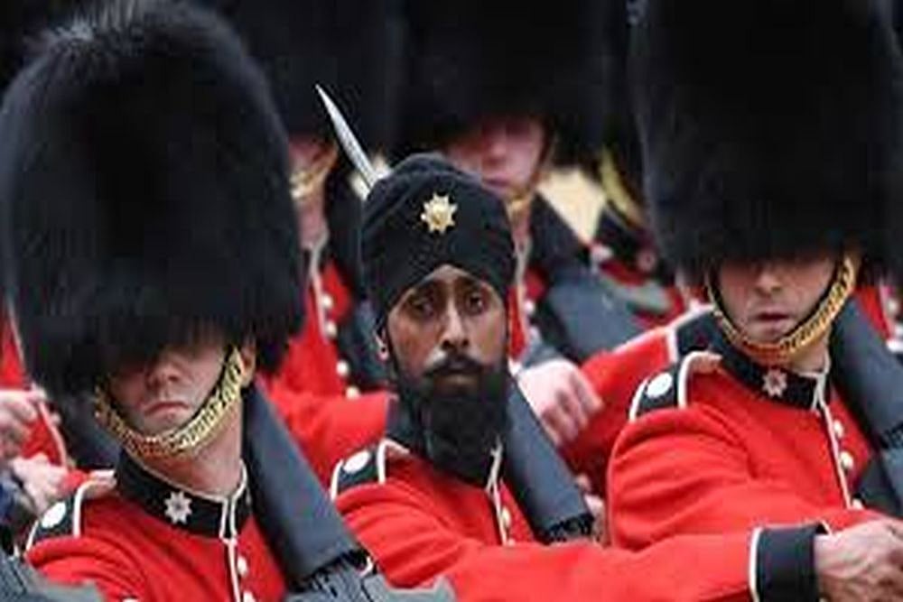 First Sikh Gaurdsman Charanpreet Singh Lall